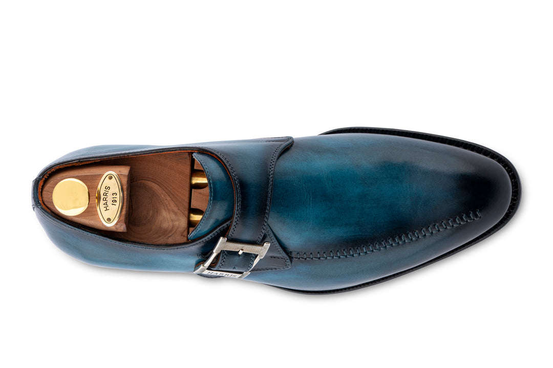 Monofbbbia in hand painted leather with hand stitching