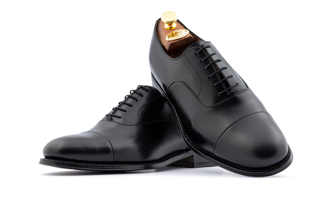 Francesina in pelle nera