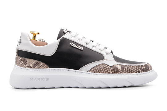 Turnschuhe mit kostbaren Lederdetails