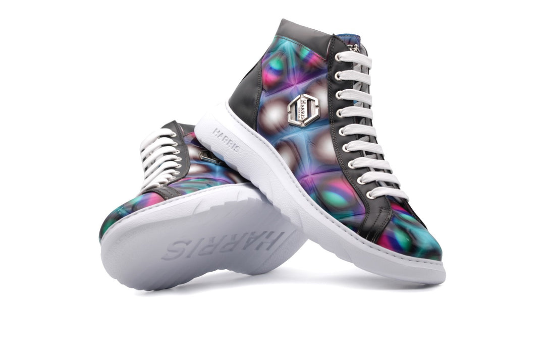 Polacchino avec imprimé géométrique