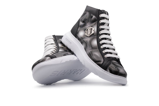 Polacchino con impresión geométrica