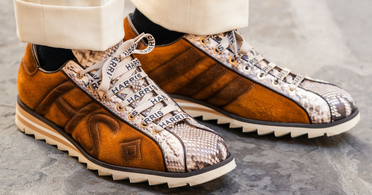 Sneakers in pelle da uomo eleganti