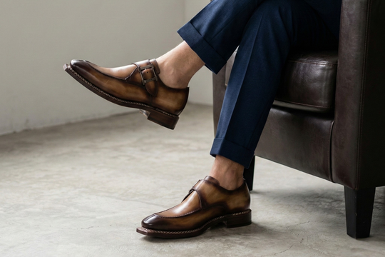 Hebilla única pintada a mano con elaboración noruega.