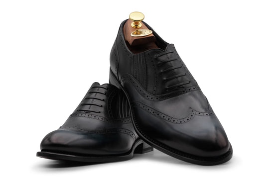 Francesina Slip-On con Decorazioni Brogue