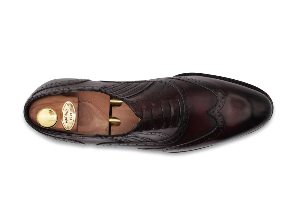 Francesina Slip-On con Decorazioni Brogue