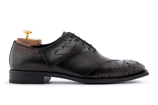 Francesina in pelle con dettagli Signature