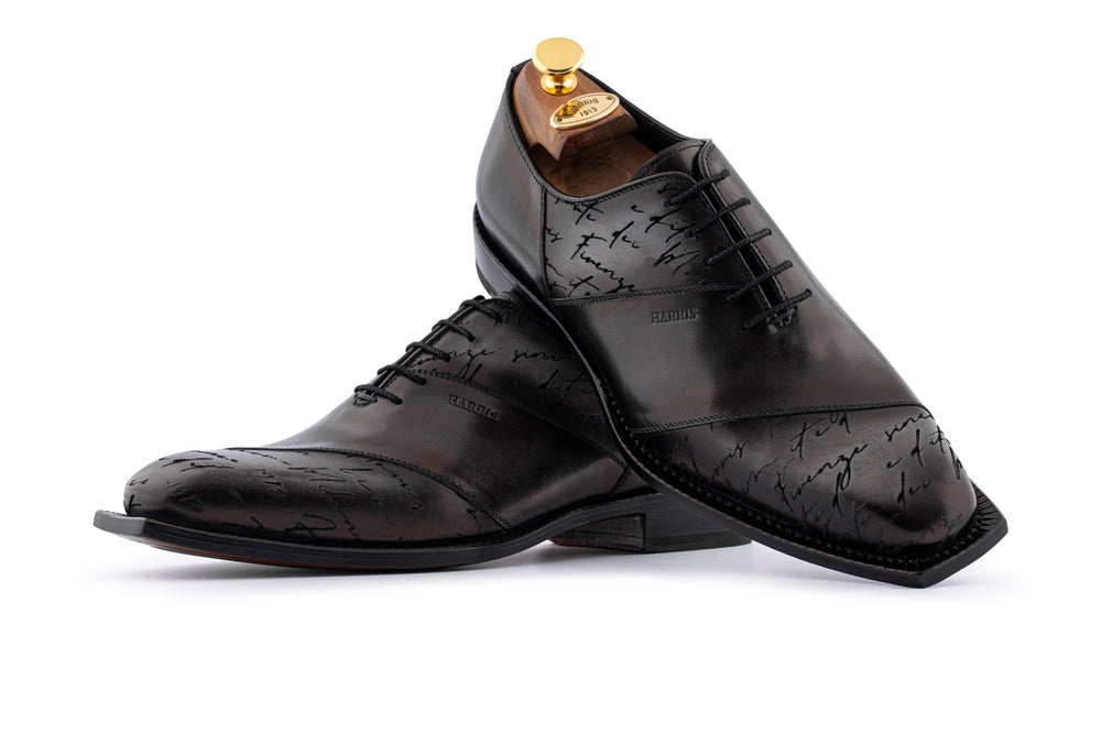 Francesina in pelle con dettagli Signature