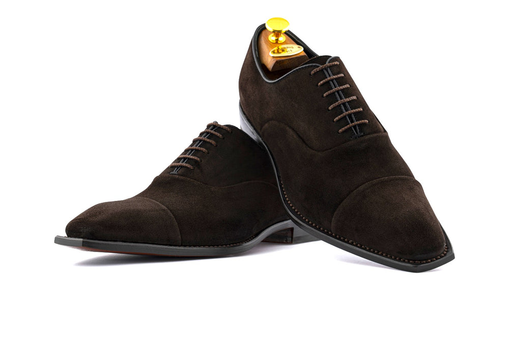Francesina in suede