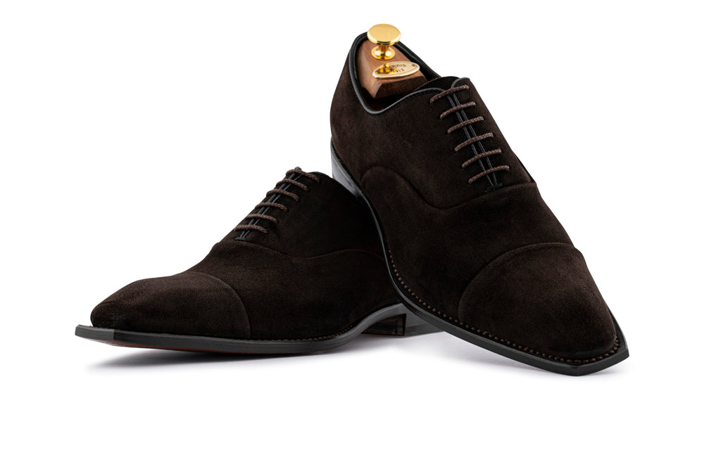 Francesina in suede