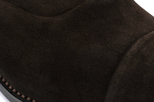 Francesina in suede