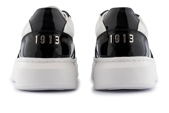 Patent leather sneakers