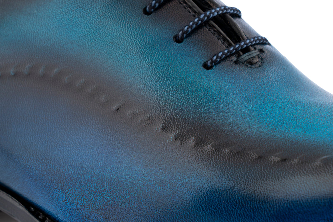 Handbemalte Brogues aus Leder