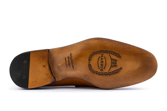 Mocassino in pelle morbida effetto alce