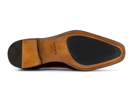 Hand-shaded eel lace-up