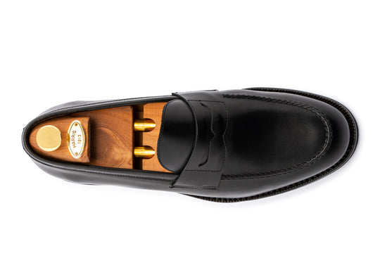 Terni Leather Moccasin – Black