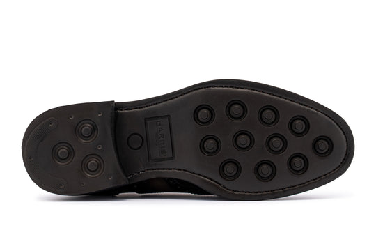 Zapatos Oxford 9054 – Gris y Negro