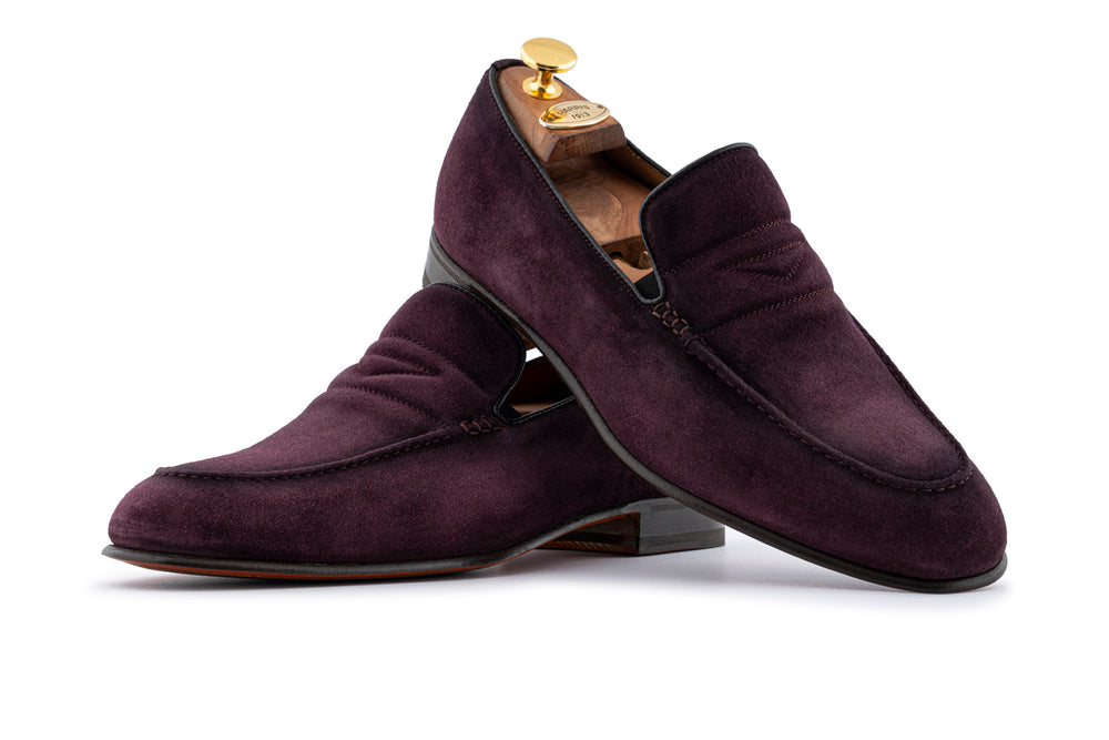 Suede moccasin
