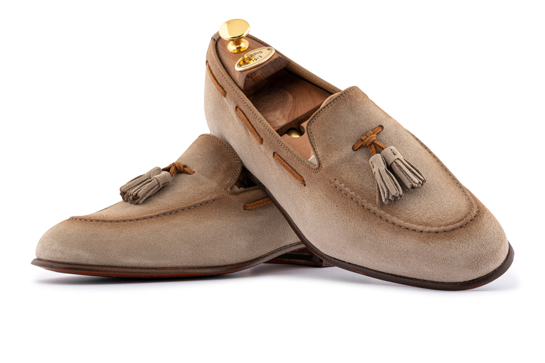 Mocasín de gamuza