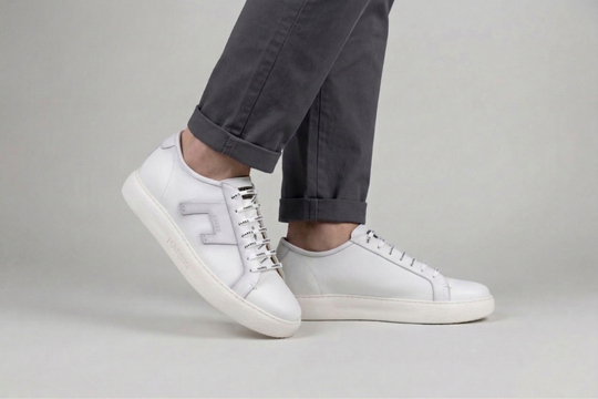 Ledersneaker mit Elcheffekt