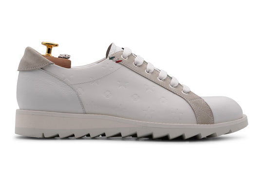 Sneaker in pelle stampata