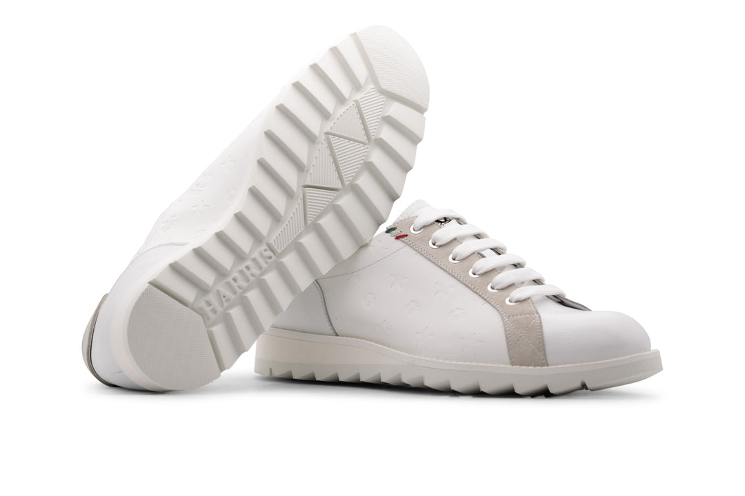 Sneaker in pelle stampata