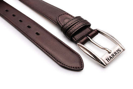 Hand-painted leather belt