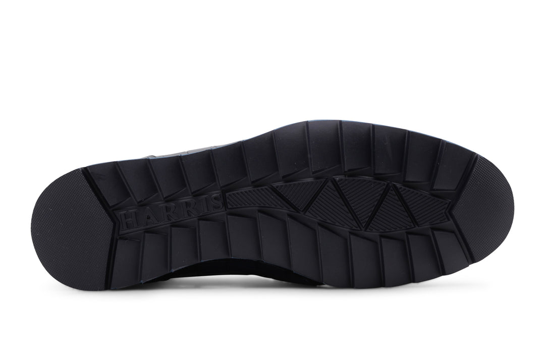 Botín de piel efecto cocodrilo pintado a mano