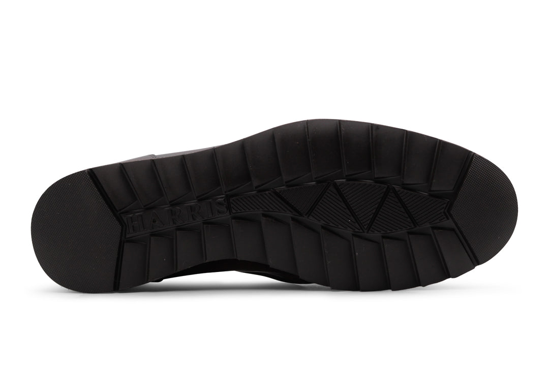 Botín de piel pintado a mano