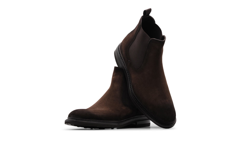 Polacchino in suede Testa di Moro con elastico