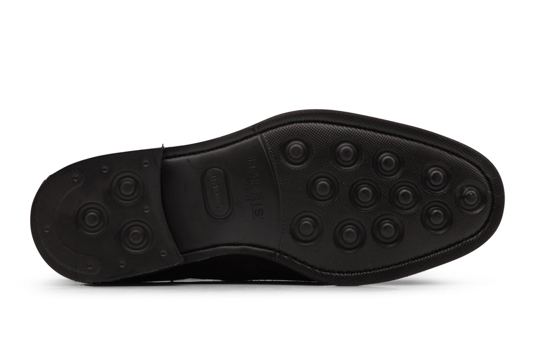 Botín de ante Testa di Moro con elástico