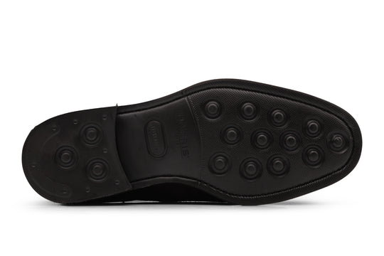 Botín de ante Testa di Moro con elástico