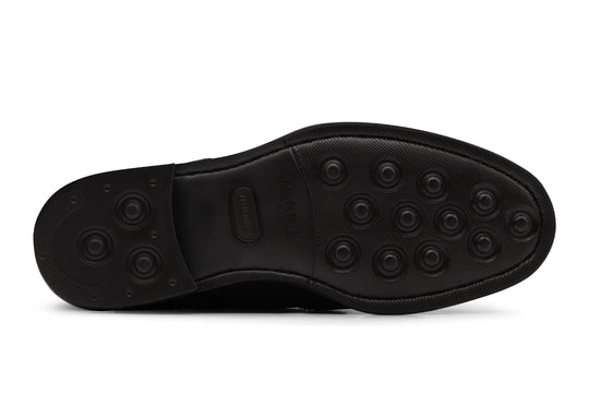 Polacchino in suede Testa di Moro con dettagli Brogue