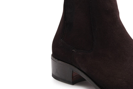 Texan suede ankle boot Testa di Moro nuanced