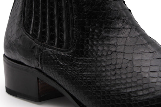 Botín texano de pitón