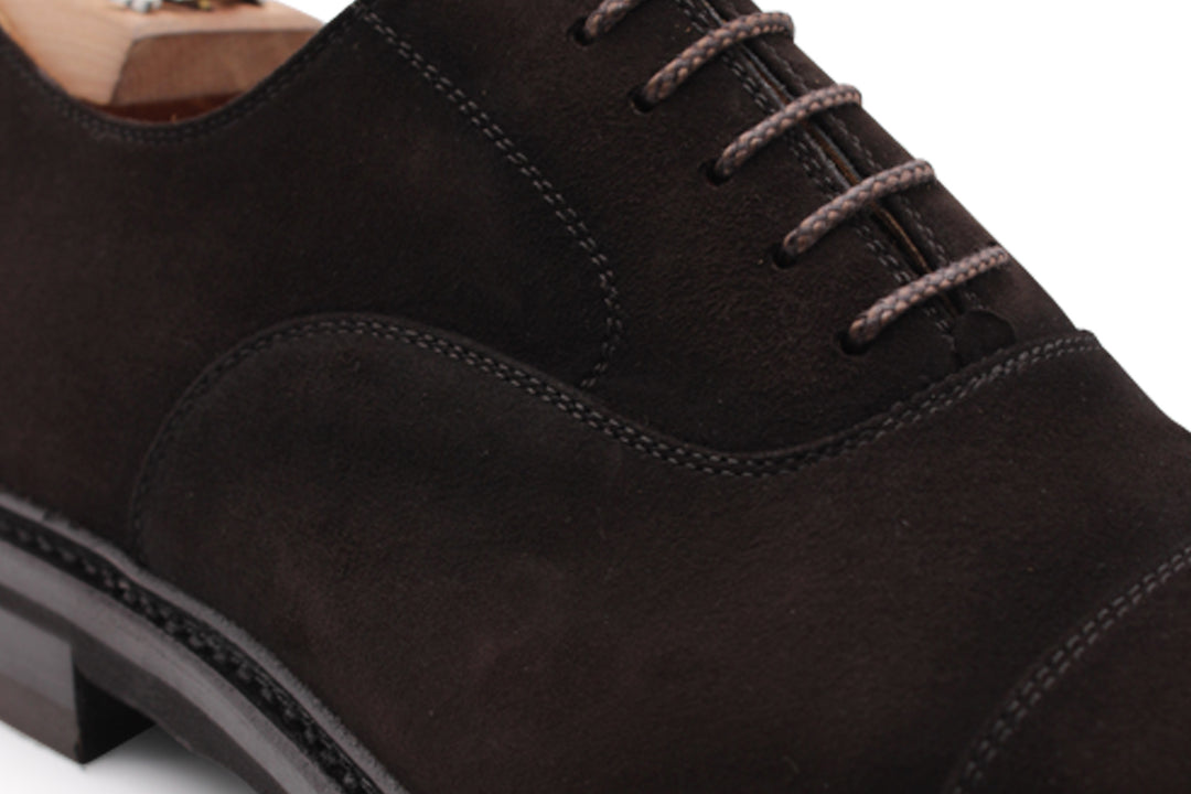 Francesina in pelle scamosciata Testa di Moro