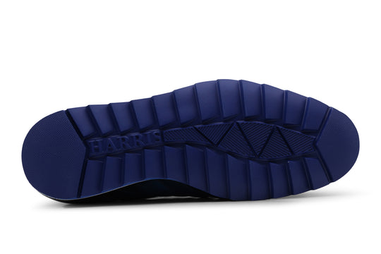 Hand-painted leather sneaker