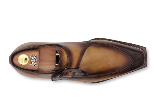 Hebilla única pintada a mano con elaboración noruega.