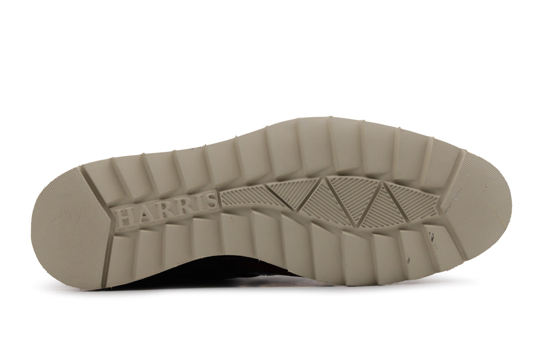 Bottine en cuir effet crocodile