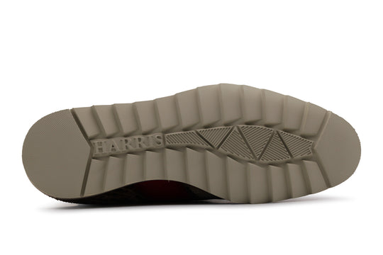 Python leather sneakers