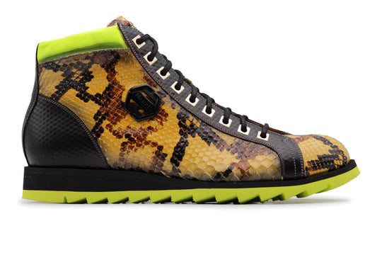 Polacchino in pelle di pitone