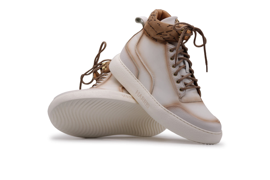 Polacchino in pelle morbida sfumata