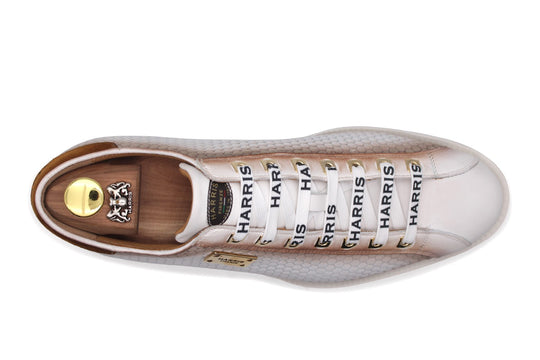 Handbemalte Sneakers aus Bubble-Leder