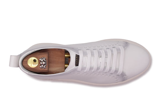 Baskets en cuir dégradé