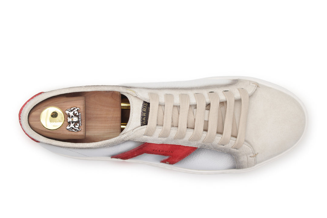 Sneakers in pelle e suede