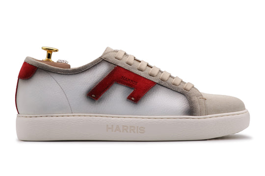 Sneakers in pelle e suede