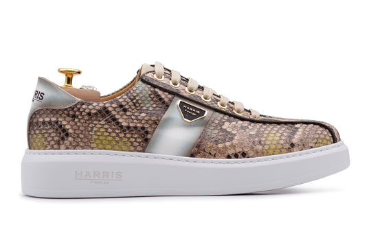 Sneakers in pitone multicolor