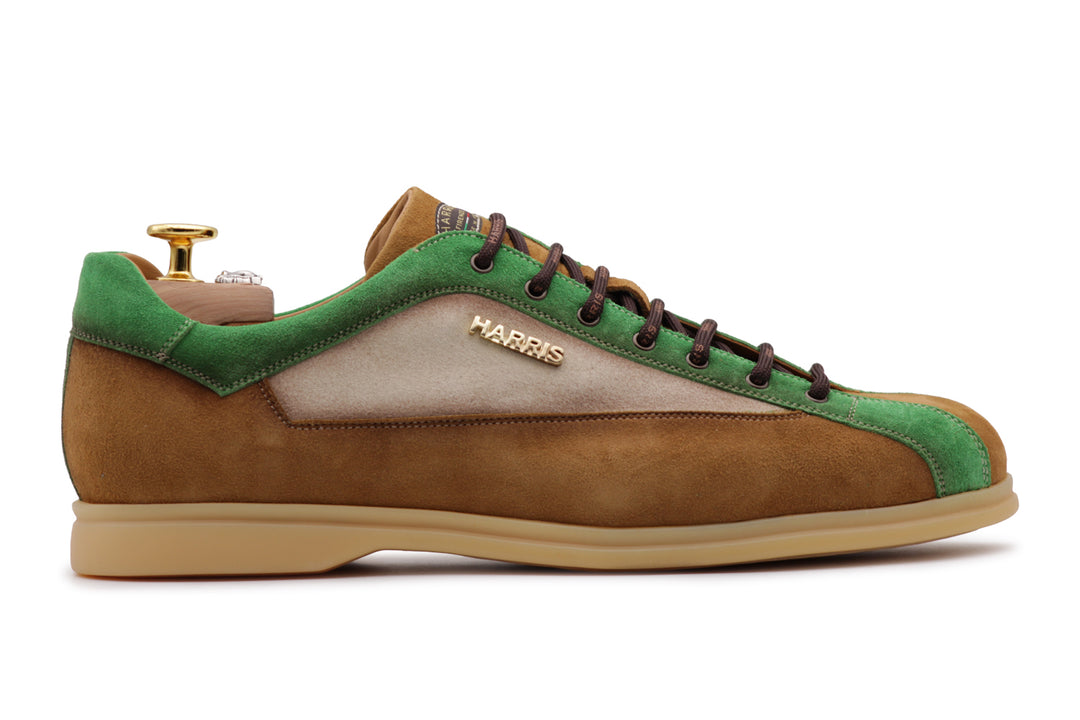 Sneakers destrutturata in suede