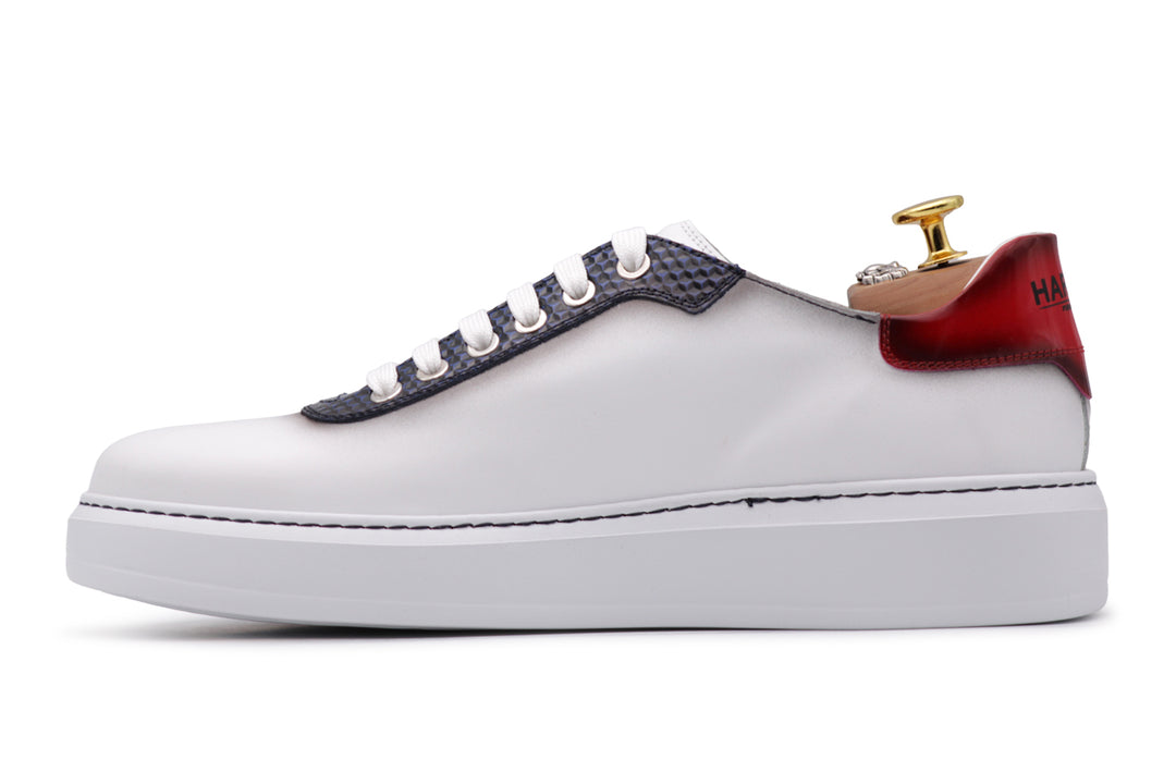 Sneakers confort in pelle