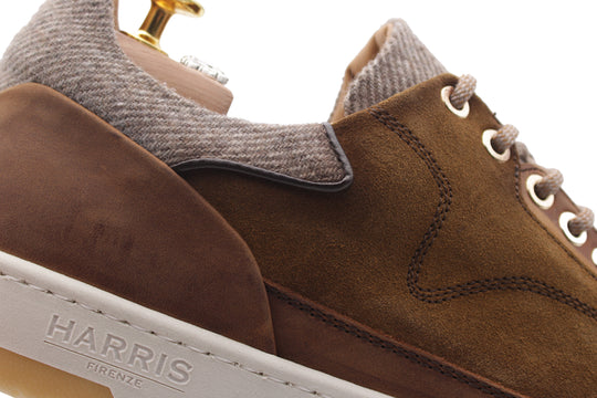 Baskets en daim Bruno – Marron