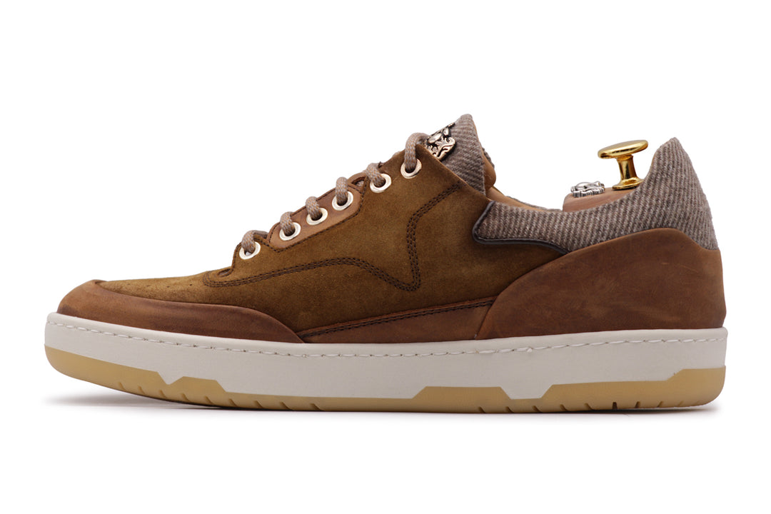 Baskets en daim Bruno – Marron